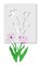 Small Tulip Wall Stencil | 3039A by Designer Stencils | Reusable Art Craft Stencils for Painting |